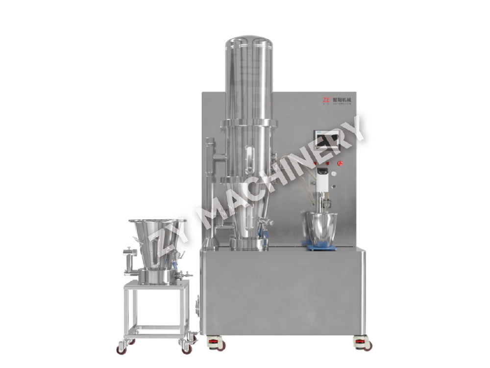 Macchina da laboratorio multifunzionale per granulazione e rivestimento a letto fluido DLP R&D